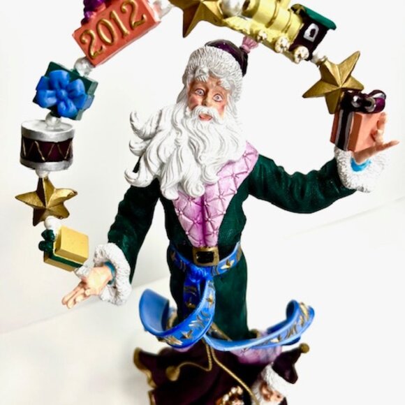 Vintage Lenox Pencil Santa - Santa's Magical Rainbow of Gifts (2012) - Picture 11 of 11